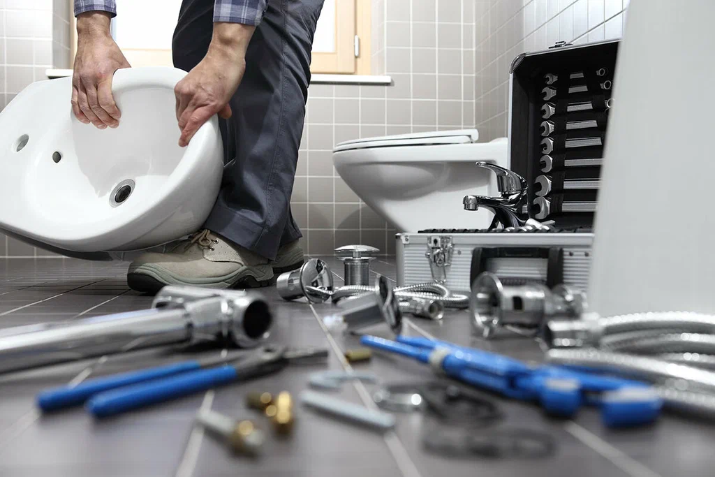 Professional bathroom plumbing repair in San Bruno
